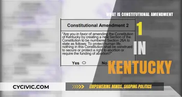 Understanding Kentucky's Constitutional Amendment 1