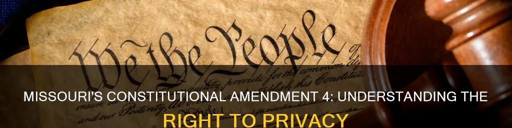 what is constitutional amendment 4 in missouri