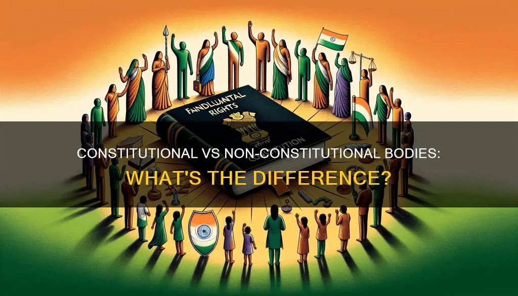 what is constitutional body and non constitutional body