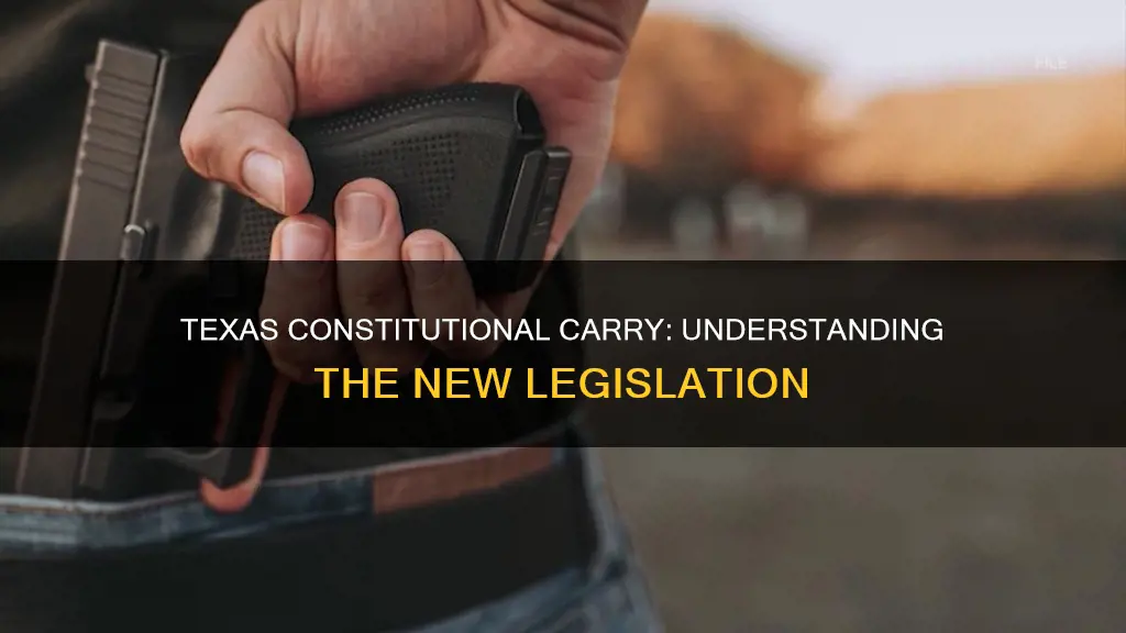 what is constitutional carry legislation texas tribune
