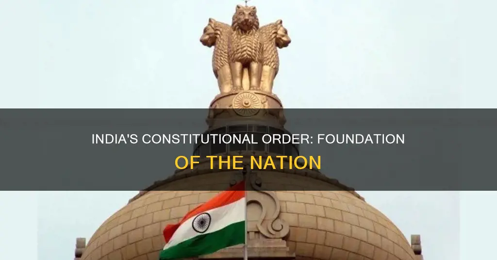 what is constitutional order in india