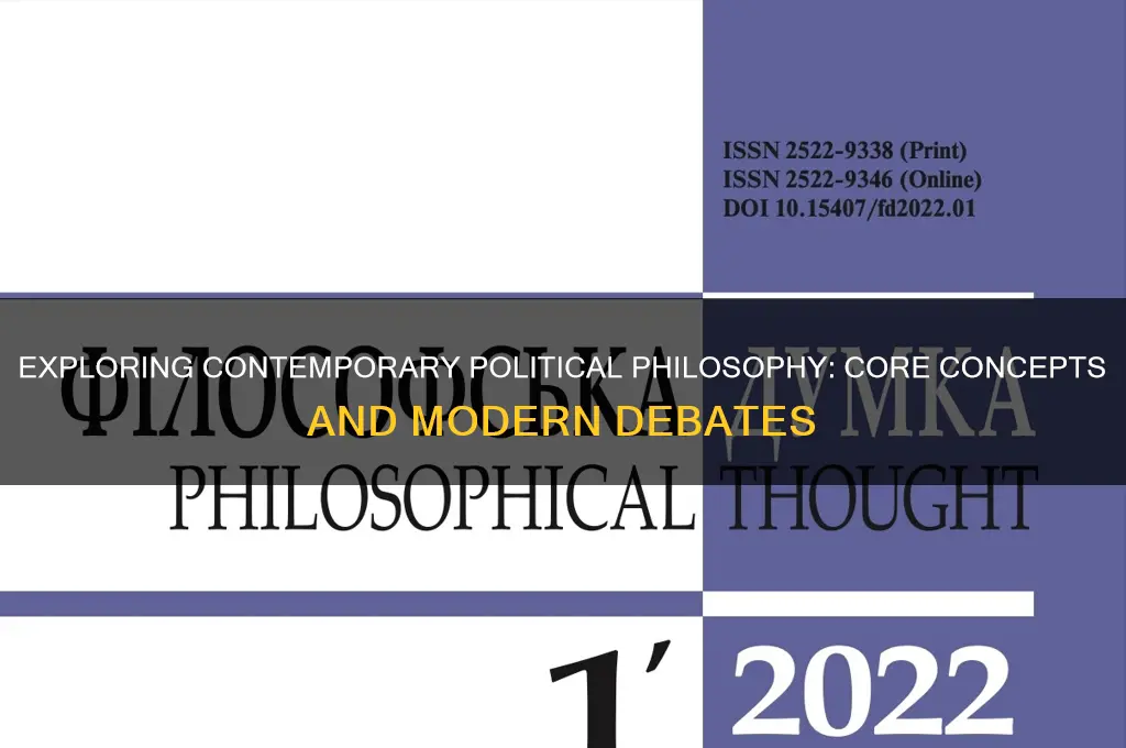 what is contemporary political philosophy