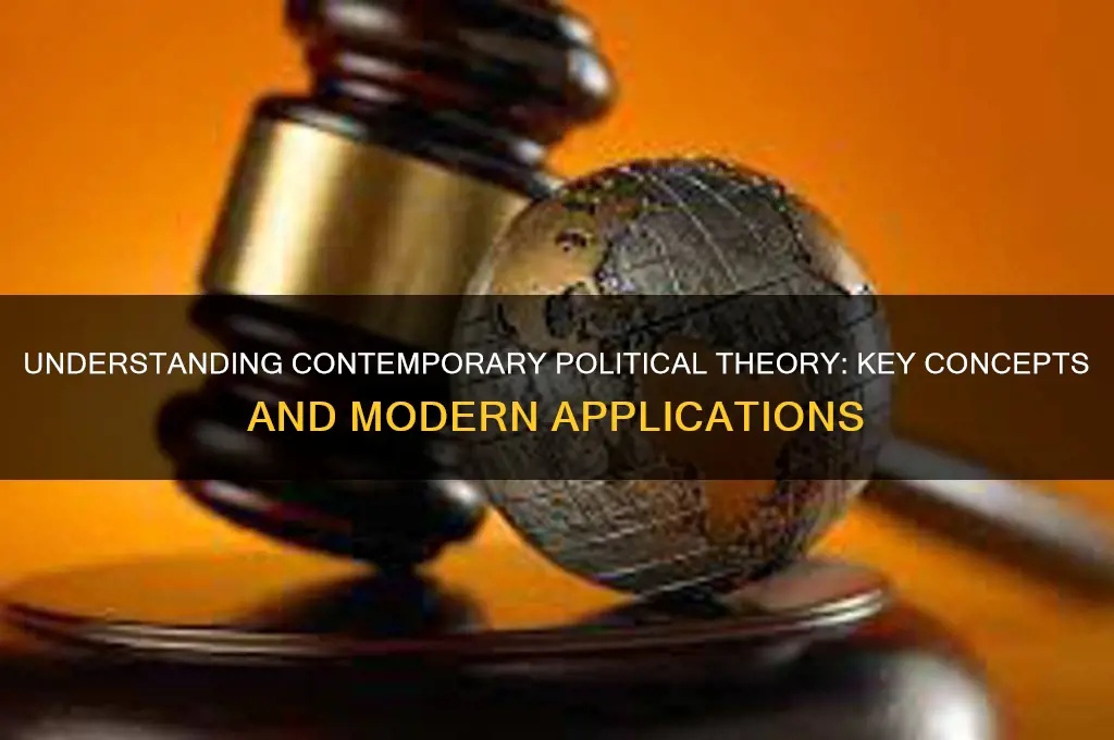what is contemporary political theory
