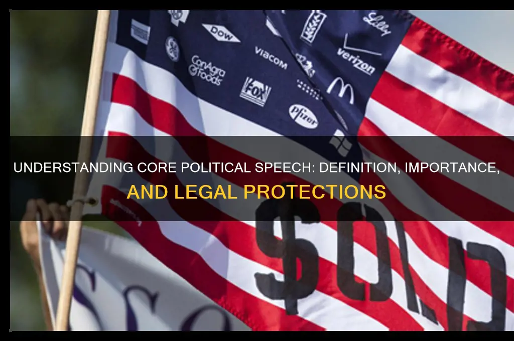 what is core political speech