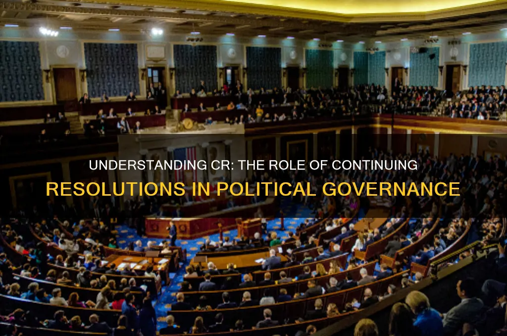 what is cr in politics