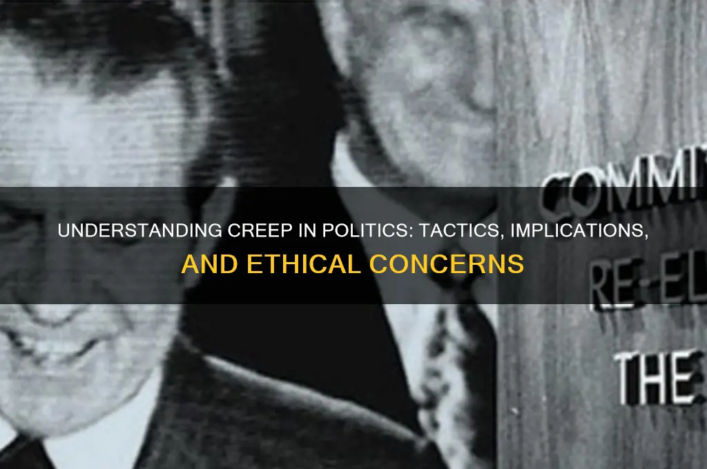 what is creep in politics