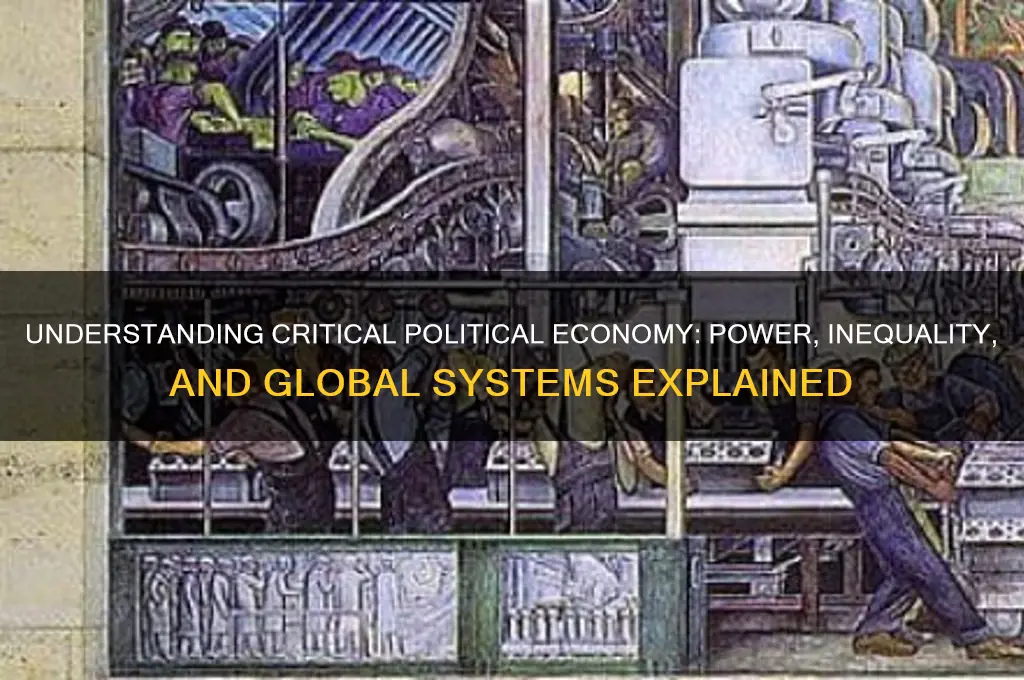 what is critical political economy