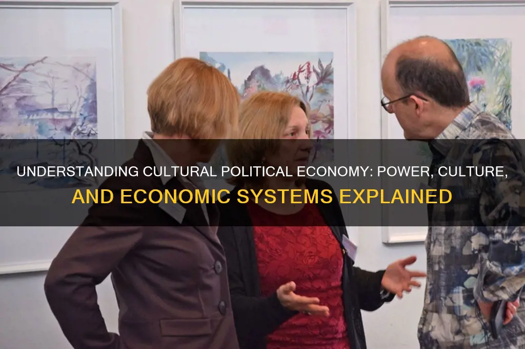 what is cultural political economy