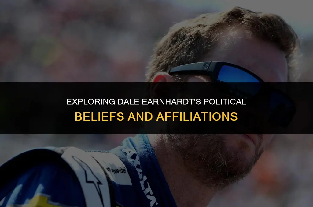 what is dale earnhardt political views