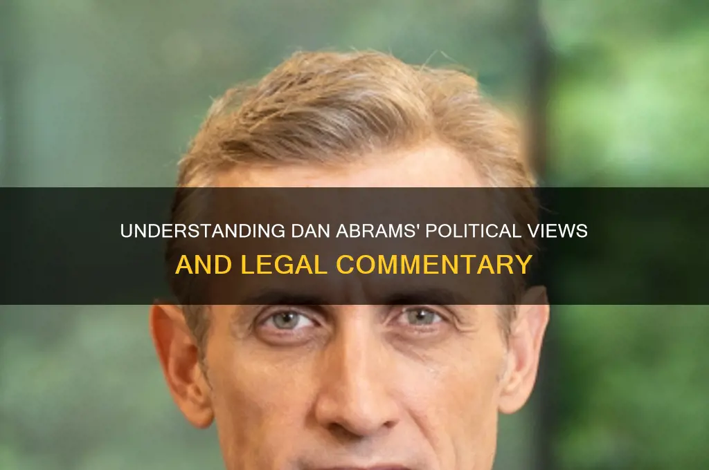 what is dan abrams politics