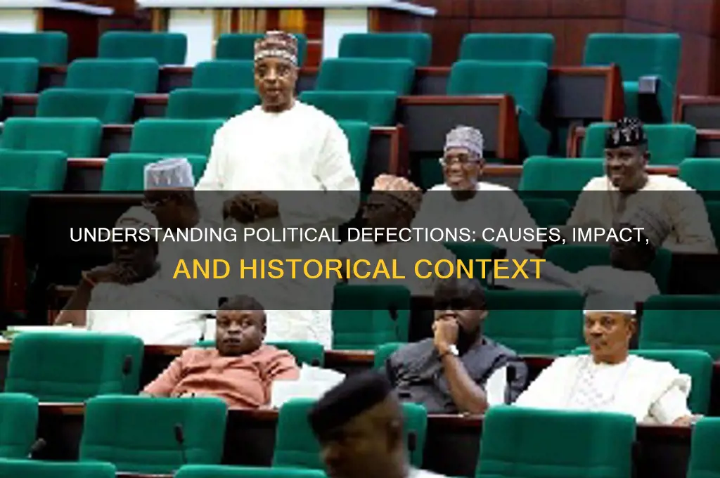 what is defection in politics