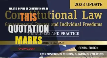 Understanding the Definition of "Constitutional