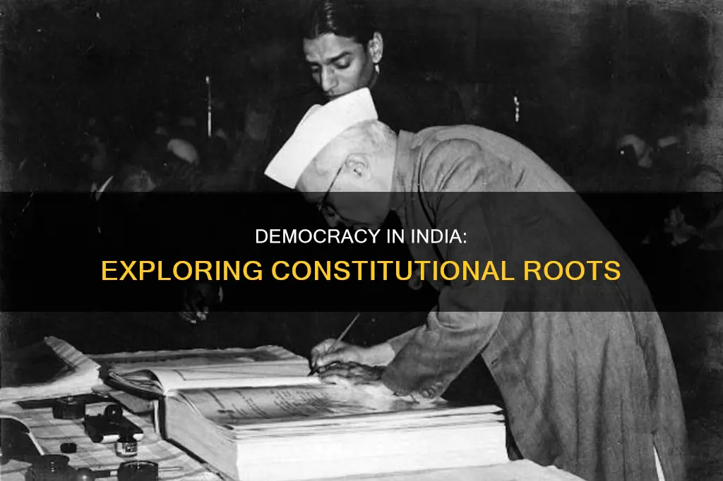 what is democracy in indian constitution