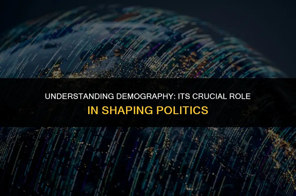 what is demography and why is it important to politics