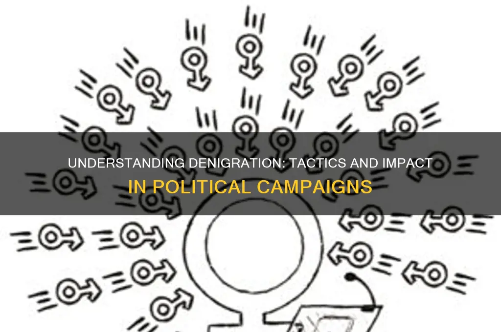 what is denigration in politics