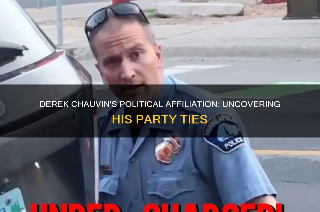 what is derek chauvin political party