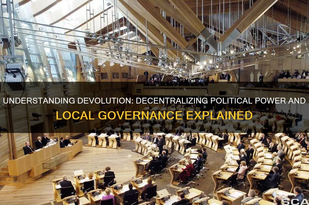 what is devolution in politics