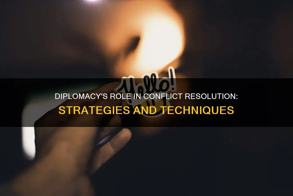 what is diplomacy in conflict resolution
