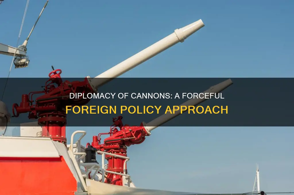 what is diplomacy of cannons