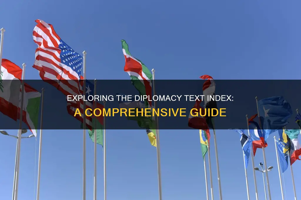 what is diplomacy text index