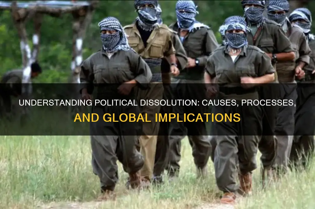 what is dissolution in politics