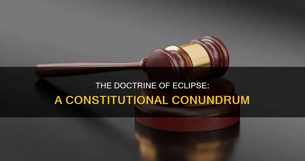 what is doctrine of eclipse in indian constitution