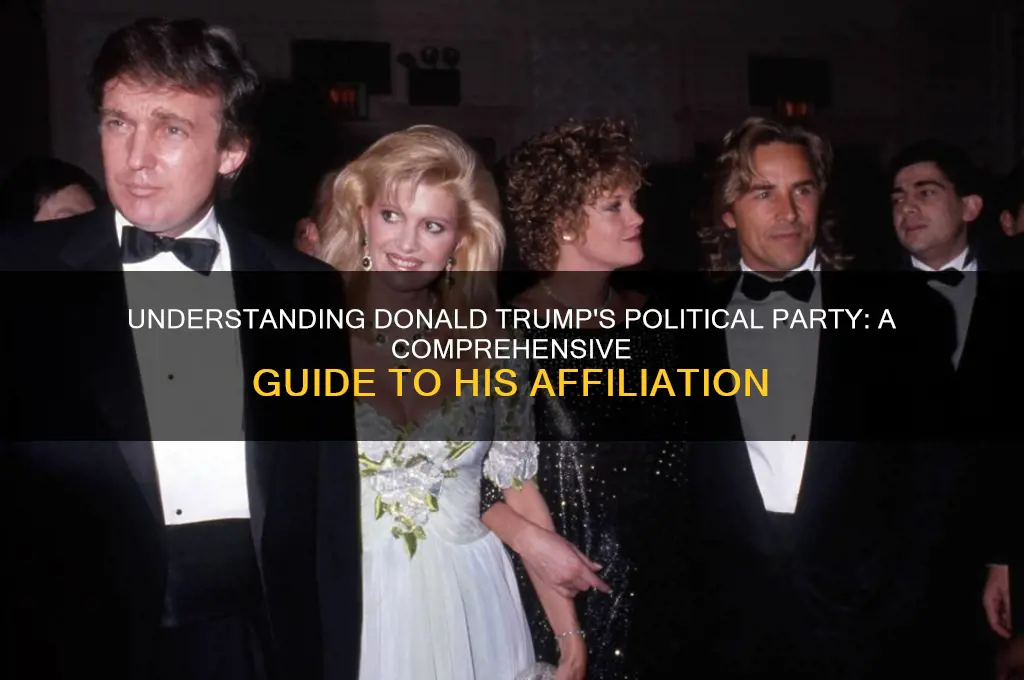 what is donald trump political party
