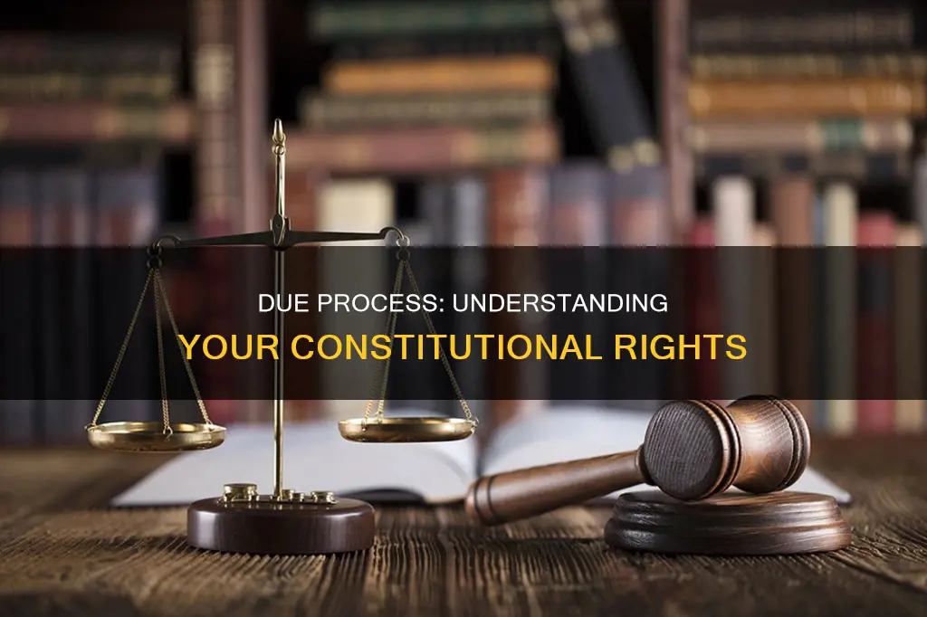 what is due process as defined by the constitution