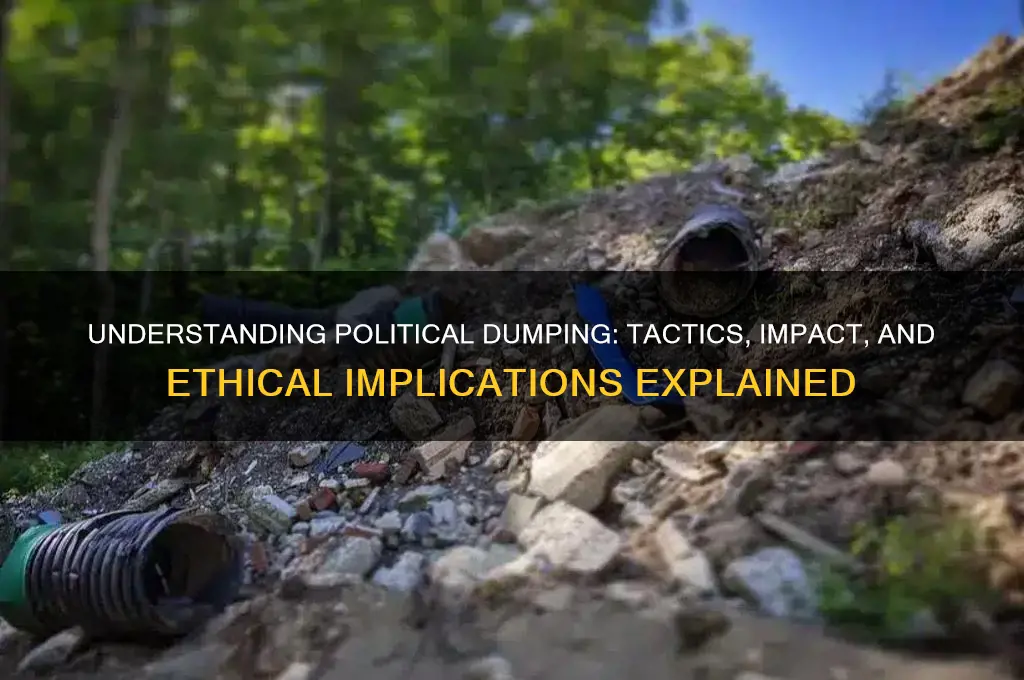 what is dumping political