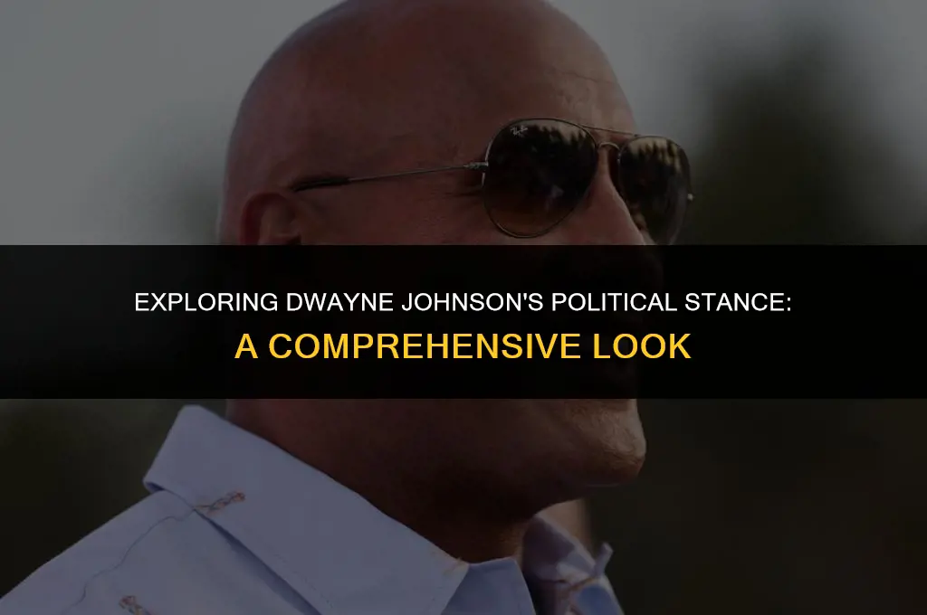 what is dwayne johnson political view