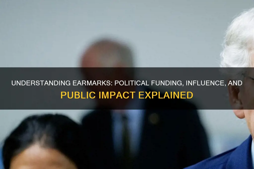 what is earmarks in politics