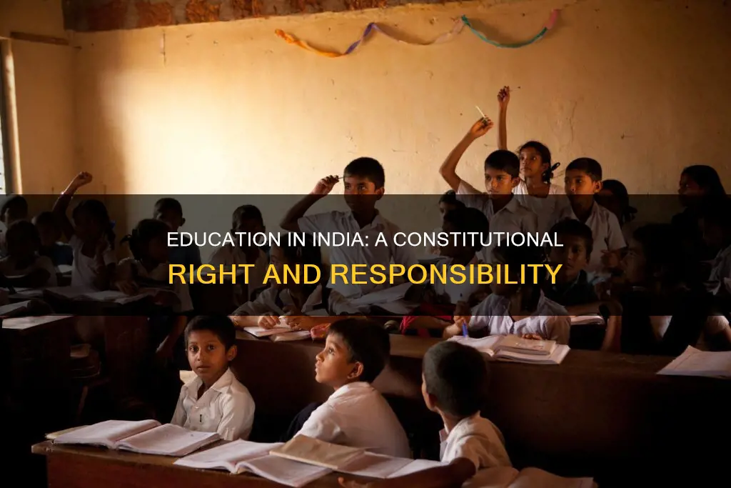 what is education in indian constitution