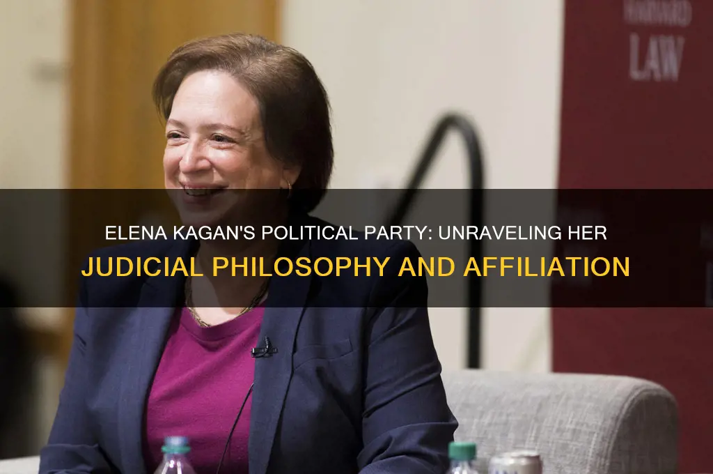 what is elena kagan political party