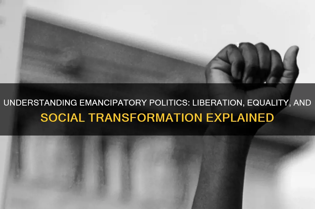 what is emancipatory politics