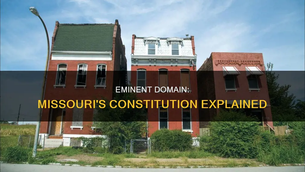 what is eminent domain in the mo constitution