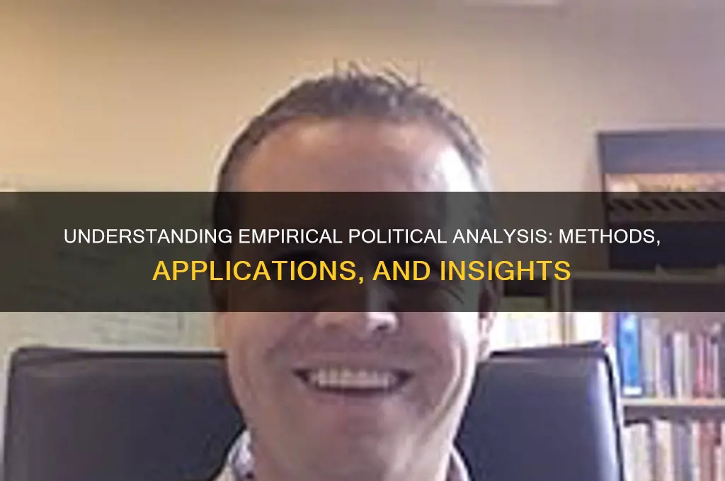 what is empirical political analysis