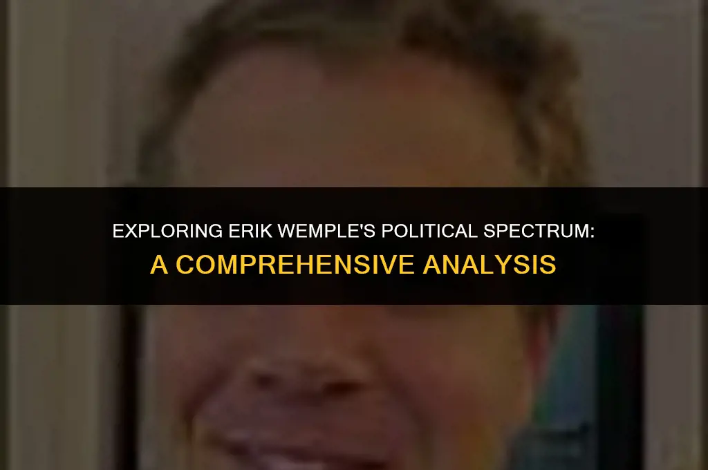 what is erik wemple political views