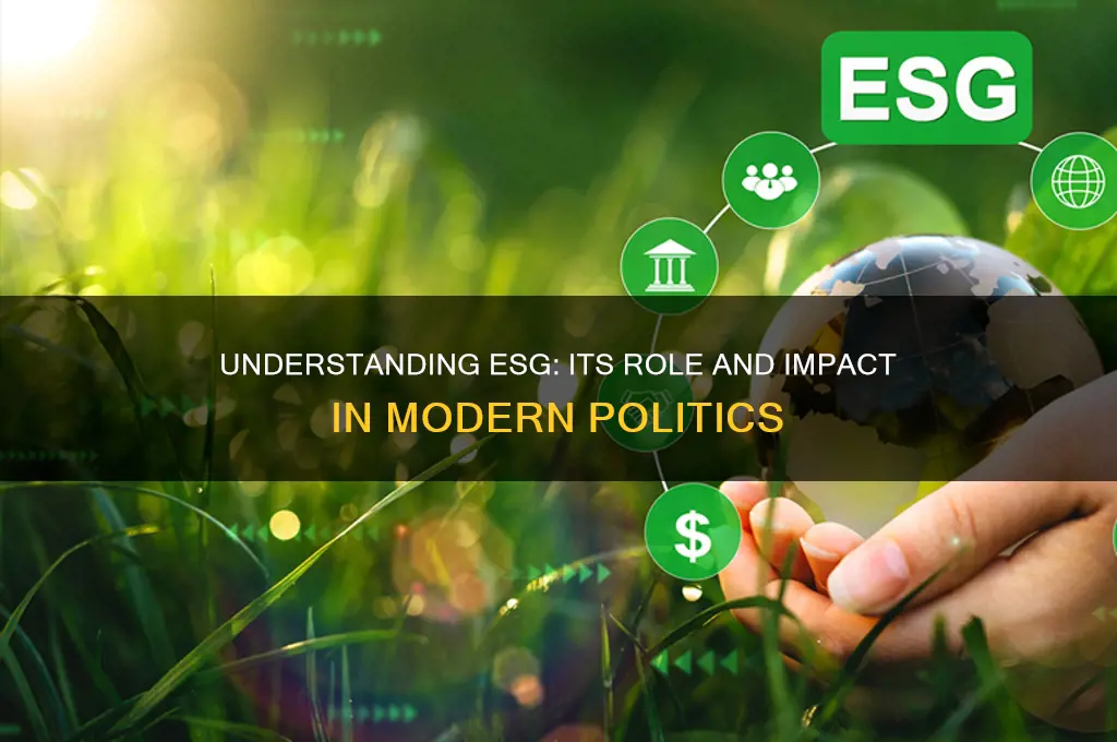 what is esg in politics