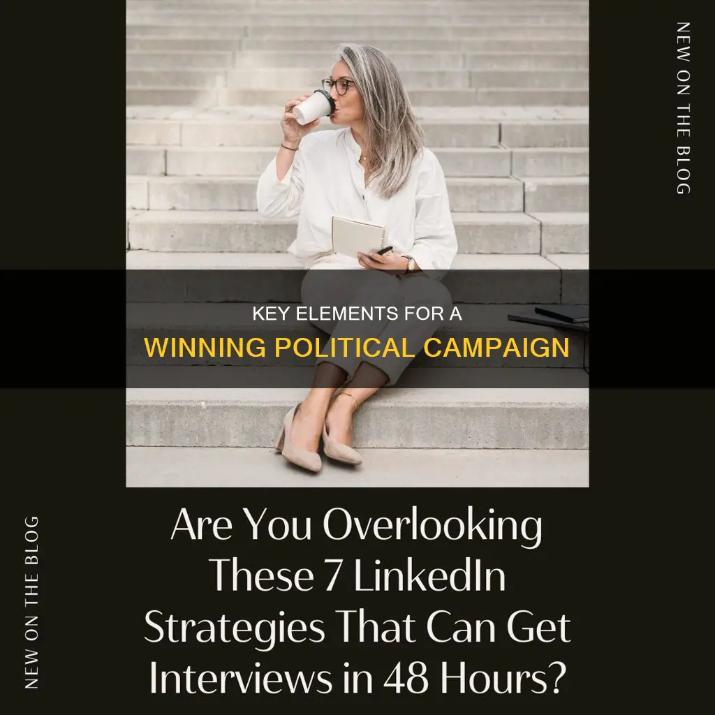 what is essential to running a successful political campaign