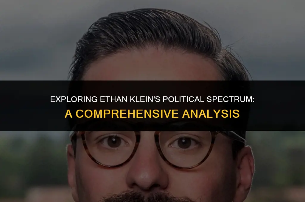 what is ethan klein political views