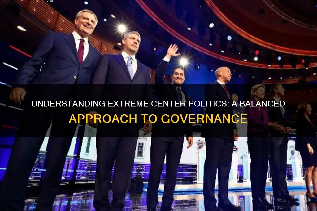 what is extreme center politics