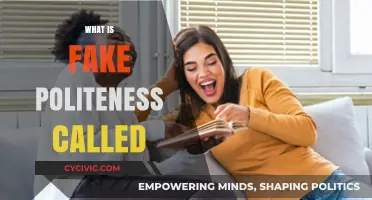 Unveiling the Mask: Understanding the Term for Fake Politeness
