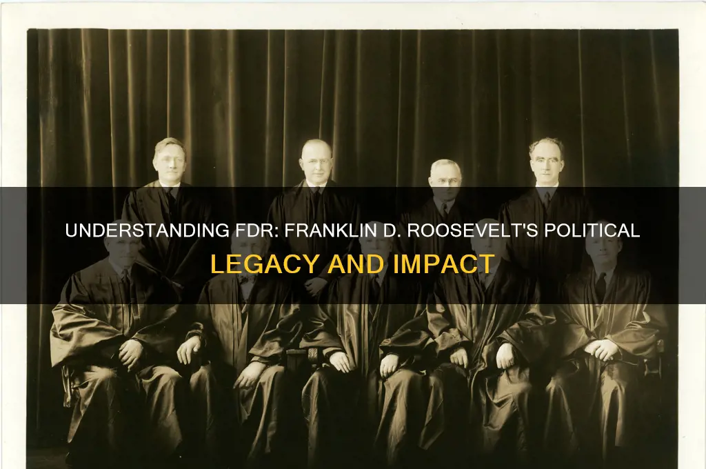 what is fdr in politics