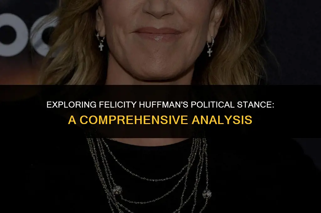 what is felicity huffman political point of view