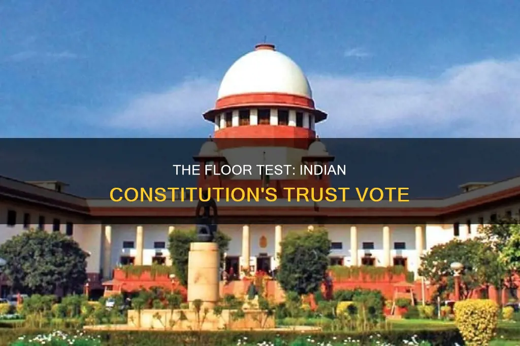 what is floor test in indian constitution