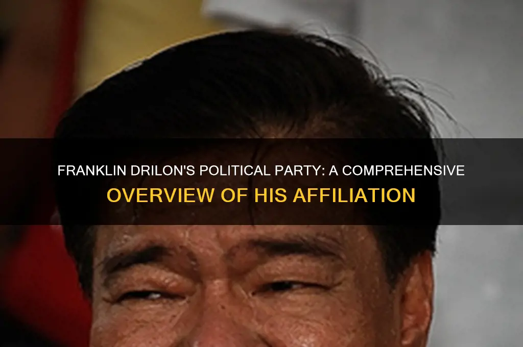 what is franklin drilon political party