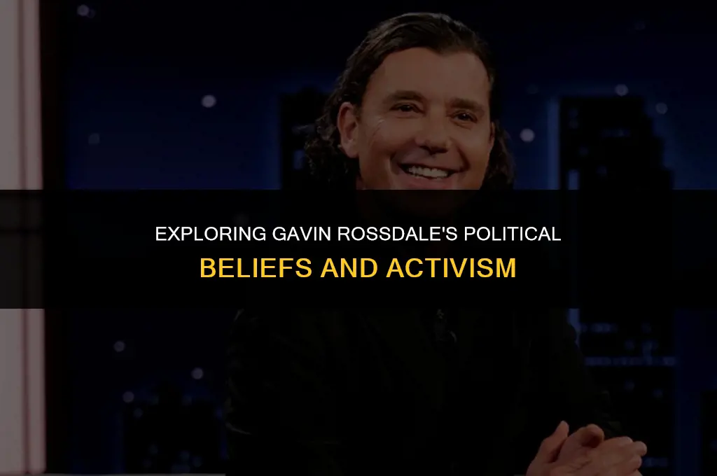 what is gaven rossdales political views