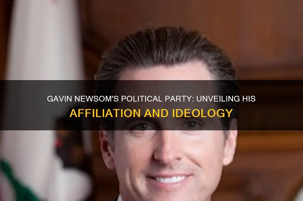 what is gavin newsom political party