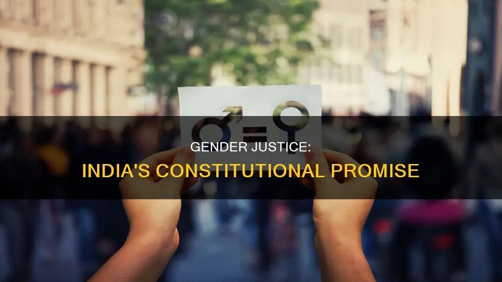 what is gender justice in indian constitution