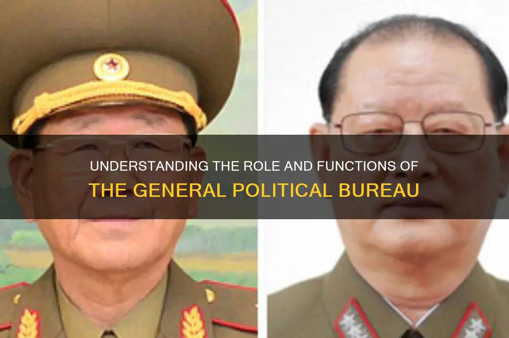 what is general political bureau